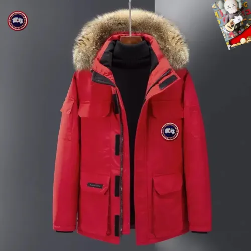 Canada Goose Down Feather Coat Long Sleeved For Men #1403331 $82.00 USD, Wholesale Replica Canada Goose Down Feather Coat
