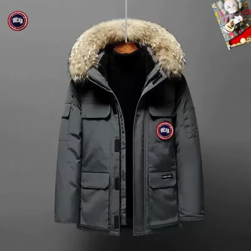 Canada Goose Down Feather Coat Long Sleeved For Men #1403333 $82.00 USD, Wholesale Replica Canada Goose Down Feather Coat