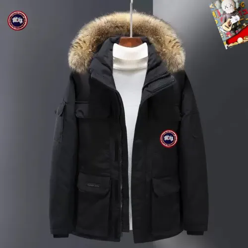 Canada Goose Down Feather Coat Long Sleeved For Men #1403334 $82.00 USD, Wholesale Replica Canada Goose Down Feather Coat