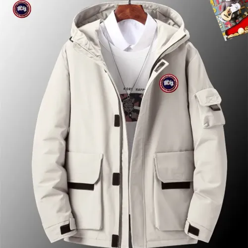 Canada Goose Down Feather Coat Long Sleeved For Men #1403335 $82.00 USD, Wholesale Replica Canada Goose Down Feather Coat
