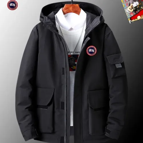 Canada Goose Down Feather Coat Long Sleeved For Men #1403336 $82.00 USD, Wholesale Replica Canada Goose Down Feather Coat