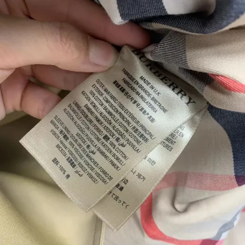 Replica Burberry Trench Coat Long Sleeved For Men #1403339 $205.00 USD for Wholesale