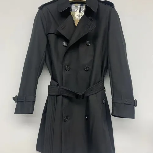 Burberry Trench Coat Long Sleeved For Men #1403340 $205.00 USD, Wholesale Replica Burberry Trench Coat
