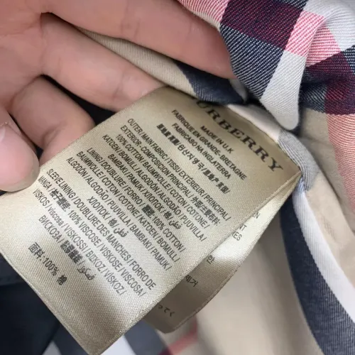 Replica Burberry Trench Coat Long Sleeved For Men #1403340 $205.00 USD for Wholesale