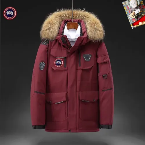 Canada Goose Down Feather Coat Long Sleeved For Men #1403342 $82.00 USD, Wholesale Replica Canada Goose Down Feather Coat