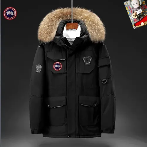 Canada Goose Down Feather Coat Long Sleeved For Men #1403343 $82.00 USD, Wholesale Replica Canada Goose Down Feather Coat