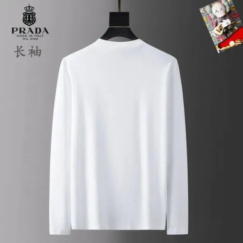 Replica Prada T-Shirts Long Sleeved For Unisex #1403428 $34.00 USD for Wholesale