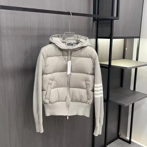 Thom Browne Down Feather Coat Long Sleeved For Women #1403455 $132.00 USD, Wholesale Replica Thom Browne Down Feather Coat