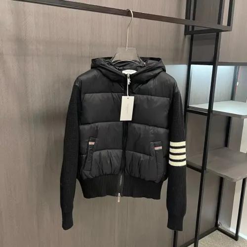 Thom Browne Down Feather Coat Long Sleeved For Women #1403456 $132.00 USD, Wholesale Replica Thom Browne Down Feather Coat