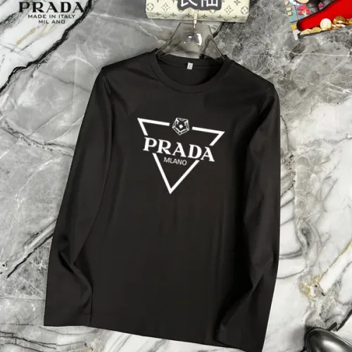 Prada T-Shirts Long Sleeved For Unisex #1403500 $34.00 USD, Wholesale Replica Prada T-Shirts