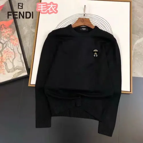 Fendi Sweaters Long Sleeved For Men #1403607 $42.00 USD, Wholesale Replica Fendi Sweaters