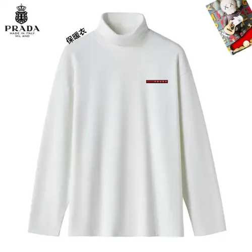 Prada T-Shirts Long Sleeved For Men #1403729 $40.00 USD, Wholesale Replica Prada T-Shirts