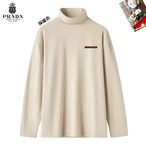 Prada T-Shirts Long Sleeved For Men #1403730 $40.00 USD, Wholesale Replica Prada T-Shirts