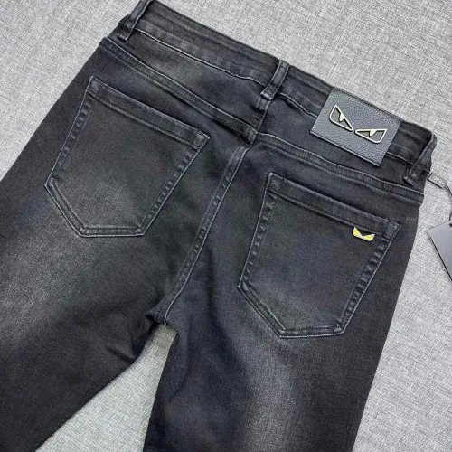 Replica Fendi Jeans For Men #1403895 $48.00 USD for Wholesale