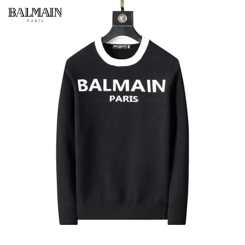 Balmain Sweaters Long Sleeved For Men #1403991 $45.00 USD, Wholesale Replica Balmain Sweaters