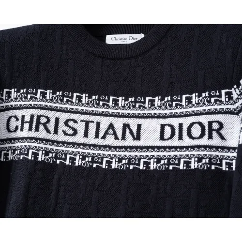 Replica Christian Dior Sweaters Long Sleeved For Men #1403996 $45.00 USD for Wholesale