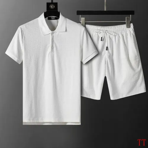 Fendi Tracksuits Short Sleeved For Men #1404027 $68.00 USD, Wholesale Replica Fendi Tracksuits