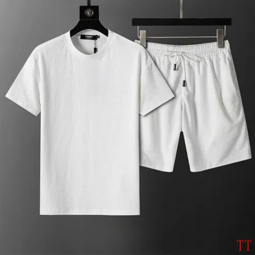 Fendi Tracksuits Short Sleeved For Men #1404030 $60.00 USD, Wholesale Replica Fendi Tracksuits