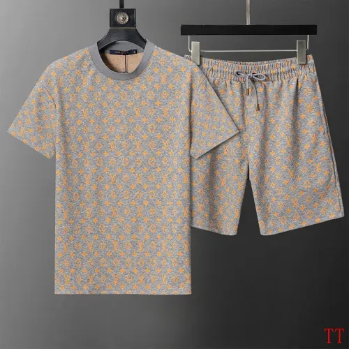 Louis Vuitton LV Tracksuits Short Sleeved For Men #1404051 $60.00 USD, Wholesale Replica Louis Vuitton LV Tracksuits