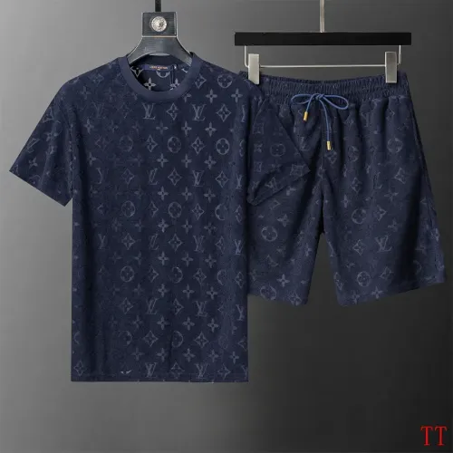 Louis Vuitton LV Tracksuits Short Sleeved For Men #1404063 $60.00 USD, Wholesale Replica Louis Vuitton LV Tracksuits