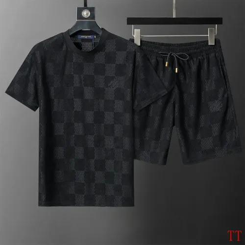 Louis Vuitton LV Tracksuits Short Sleeved For Men #1404071 $60.00 USD, Wholesale Replica Louis Vuitton LV Tracksuits