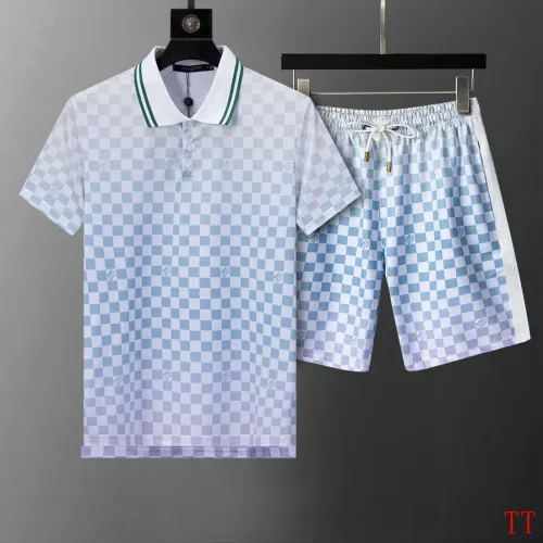 Louis Vuitton LV Tracksuits Short Sleeved For Men #1404075 $68.00 USD, Wholesale Replica Louis Vuitton LV Tracksuits