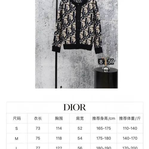 Replica Christian Dior Sweaters Long Sleeved For Unisex #1404131 $68.00 USD for Wholesale