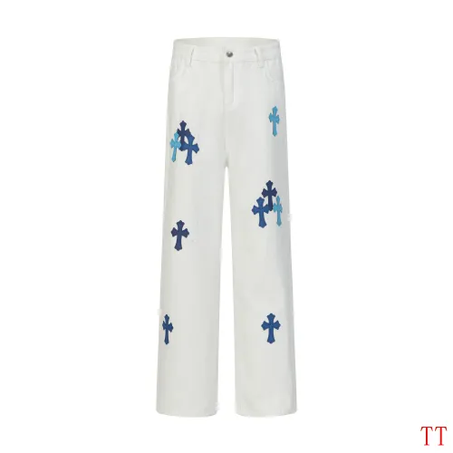 Replica Chrome Hearts Jeans For Men #1404163 $60.00 USD for Wholesale
