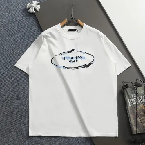 Prada T-Shirts Short Sleeved For Unisex #1404259 $42.00 USD, Wholesale Replica Prada T-Shirts