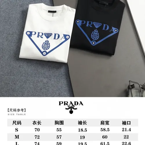 Replica Prada T-Shirts Short Sleeved For Unisex #1404261 $42.00 USD for Wholesale