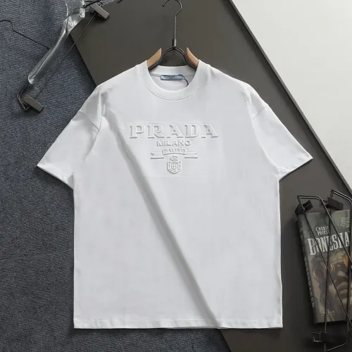 Prada T-Shirts Short Sleeved For Unisex #1404263 $40.00 USD, Wholesale Replica Prada T-Shirts