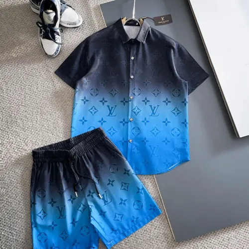 Louis Vuitton LV Tracksuits Short Sleeved For Men #1404350 $102.00 USD, Wholesale Replica Louis Vuitton LV Tracksuits