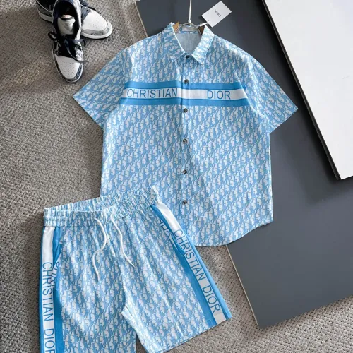 Christian Dior Tracksuits Short Sleeved For Men #1404439 $102.00 USD, Wholesale Replica Christian Dior Tracksuits