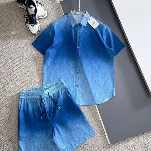 Christian Dior Tracksuits Short Sleeved For Men #1404442 $102.00 USD, Wholesale Replica Christian Dior Tracksuits