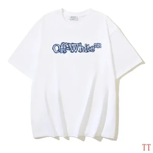 Off-White T-Shirts Short Sleeved For Unisex #1404473 $29.00 USD, Wholesale Replica Off-White T-Shirts