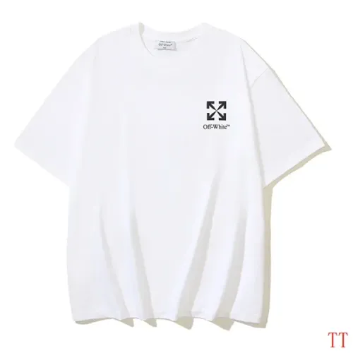 Off-White T-Shirts Short Sleeved For Unisex #1404480 $29.00 USD, Wholesale Replica Off-White T-Shirts