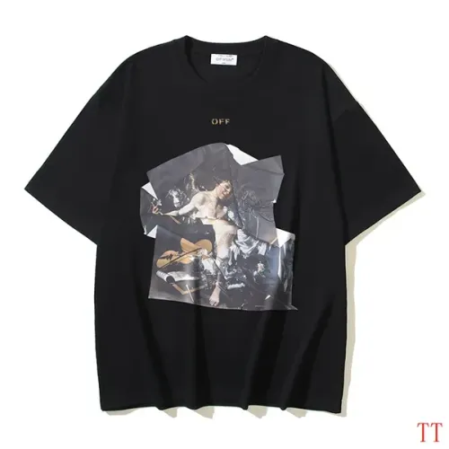 Off-White T-Shirts Short Sleeved For Unisex #1404487 $29.00 USD, Wholesale Replica Off-White T-Shirts