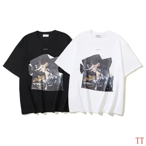 Replica Off-White T-Shirts Short Sleeved For Unisex #1404487 $29.00 USD for Wholesale