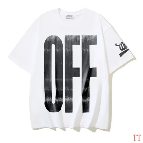 Off-White T-Shirts Short Sleeved For Unisex #1404493 $32.00 USD, Wholesale Replica Off-White T-Shirts