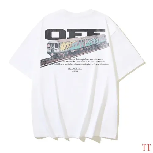 Replica Off-White T-Shirts Short Sleeved For Unisex #1404504 $32.00 USD for Wholesale
