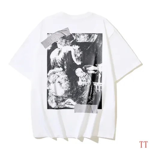 Off-White T-Shirts Short Sleeved For Unisex #1404507 $29.00 USD, Wholesale Replica Off-White T-Shirts