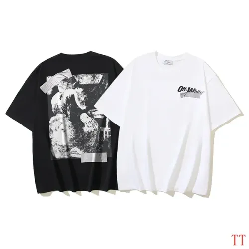 Replica Off-White T-Shirts Short Sleeved For Unisex #1404507 $29.00 USD for Wholesale