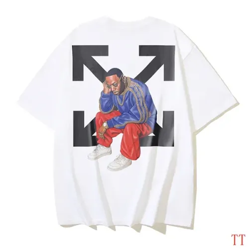 Off-White T-Shirts Short Sleeved For Unisex #1404512 $29.00 USD, Wholesale Replica Off-White T-Shirts