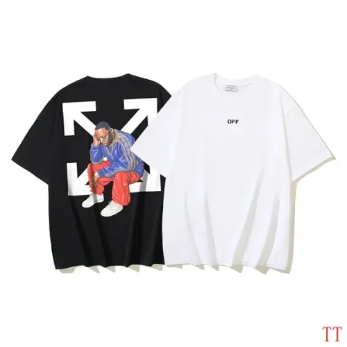Replica Off-White T-Shirts Short Sleeved For Unisex #1404512 $29.00 USD for Wholesale