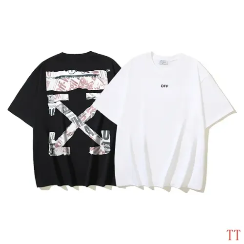 Replica Off-White T-Shirts Short Sleeved For Unisex #1404515 $29.00 USD for Wholesale