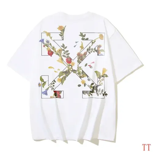 Off-White T-Shirts Short Sleeved For Unisex #1404518 $29.00 USD, Wholesale Replica Off-White T-Shirts