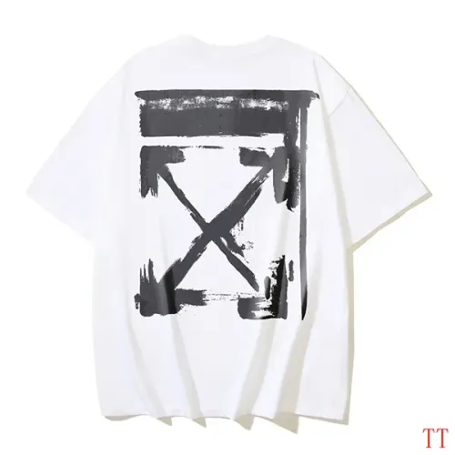 Off-White T-Shirts Short Sleeved For Unisex #1404520 $29.00 USD, Wholesale Replica Off-White T-Shirts