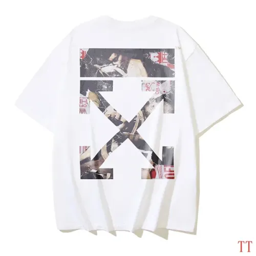 Off-White T-Shirts Short Sleeved For Unisex #1404529 $29.00 USD, Wholesale Replica Off-White T-Shirts