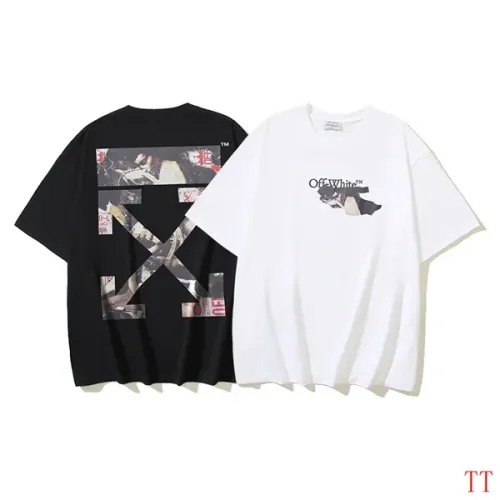 Replica Off-White T-Shirts Short Sleeved For Unisex #1404530 $29.00 USD for Wholesale