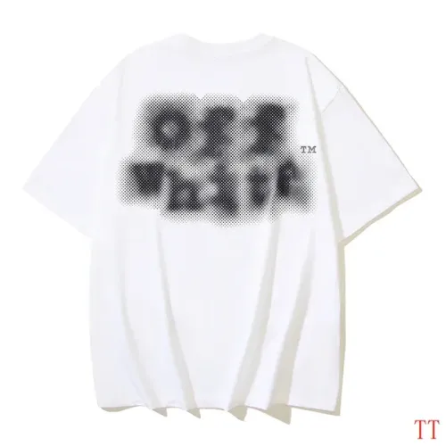 Off-White T-Shirts Short Sleeved For Unisex #1404534 $29.00 USD, Wholesale Replica Off-White T-Shirts